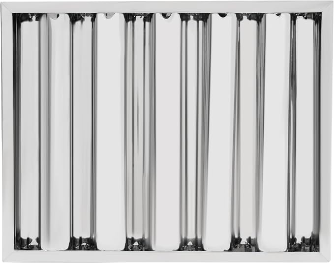 6Pcs 19.5W x 15.5H x 1.78TH Inch Commercial Hood Filters, 430 Stainless Steel 5 - Image 3
