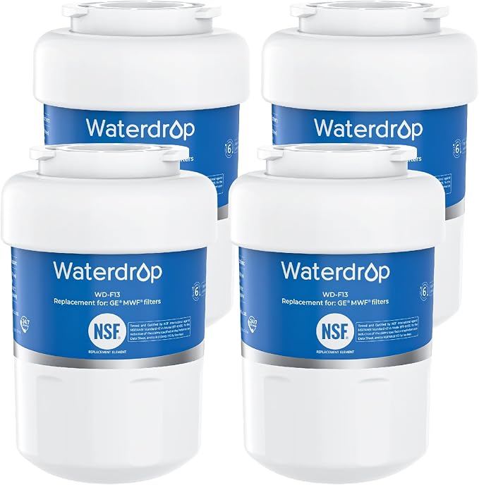 Waterdrop WD-F13 Replacement for GE® MWF® Water Filter, SmartWater® MWFP by Waterdrop