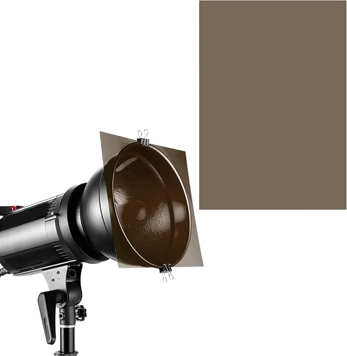 Lystaii 9pcs Gel Light Filter Color Correction Colored Overlays Transparent - Image 4