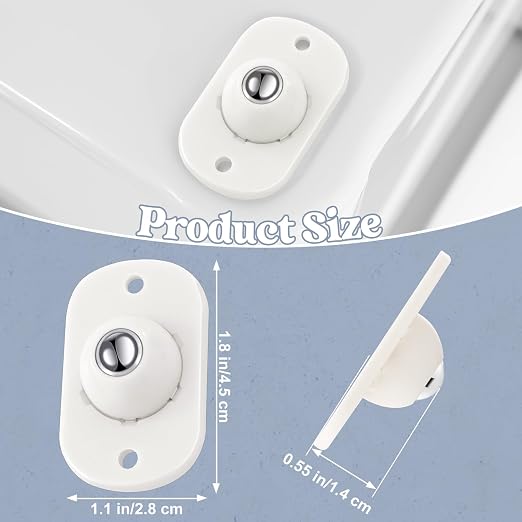 8 Pcs Self Adhesive Caster Wheels, Wheel - Image 2