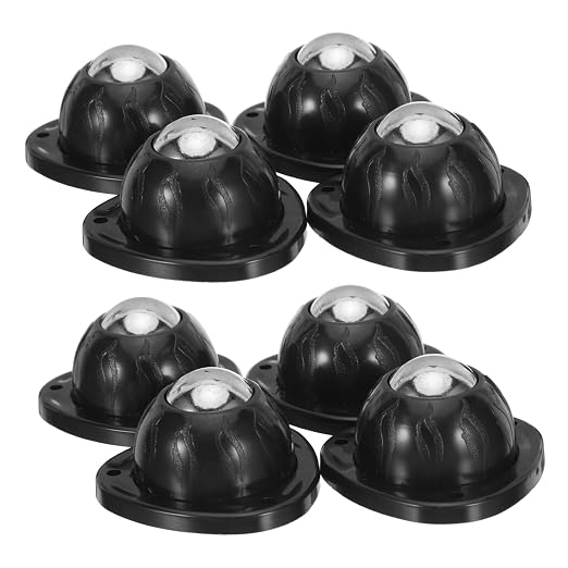 BESTYASH 8pcs 360° Swivel Stainless Steel Casters by BESTYASH
