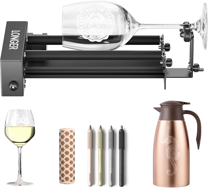 Longer Laser Engraver Rotary Roller by HOME