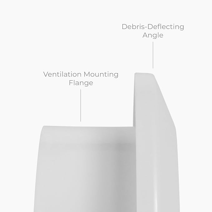 6" Inch White Round Air Vent Cover - Image 6