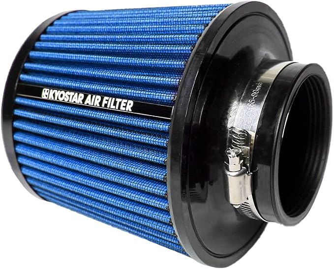 Universal 3" 76mm High-Flow Air Filter, Reusable Cone Cold Air Intake, High - Image 4
