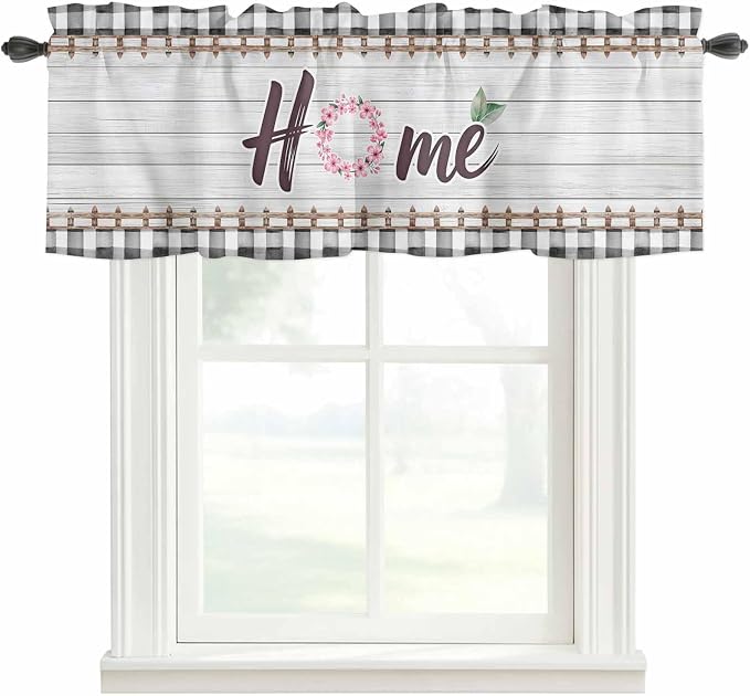 Spring Flowers Curtain Valances by Unknown