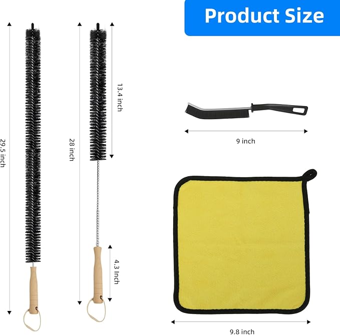 Dryer Vent Cleaner Kit 5 Pack for Fire Prevention-Home Essentials Long Flexible - Image 5