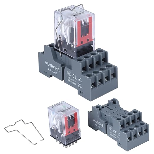 Electromagnetic Power Relay, 14-Pin 5A 24 DC Relay Coil - Image 2