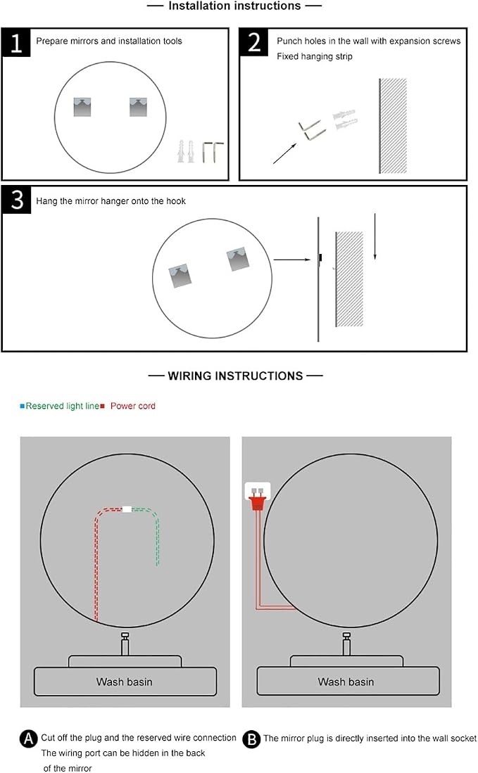 Led Mirror for Bathroom, Bathroom Mirrors for Vanity, Shatter-Proof, - Image 7