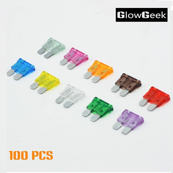 100pcs Assorted Auto Car Truck Standard Blade Fuse Assortment 2A 3A 5A 7.5 A - Image 6
