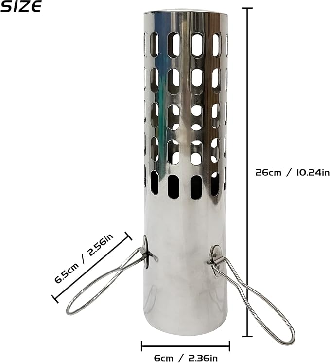 FIREHIKING 2.36" Spark Arrestor Stove Pipe - Image 5