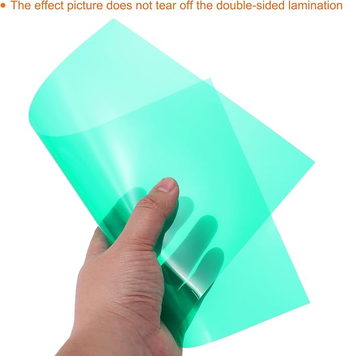uxcell 4Pcs A4 Gel Light Lighting Filter Overlay Transparent Color Correction - Image 4
