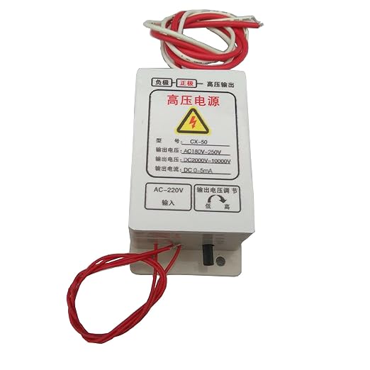 Output DC 2KV-10KV High Voltage Power Supply 50W Electrostatic Precipitator by Jianyana