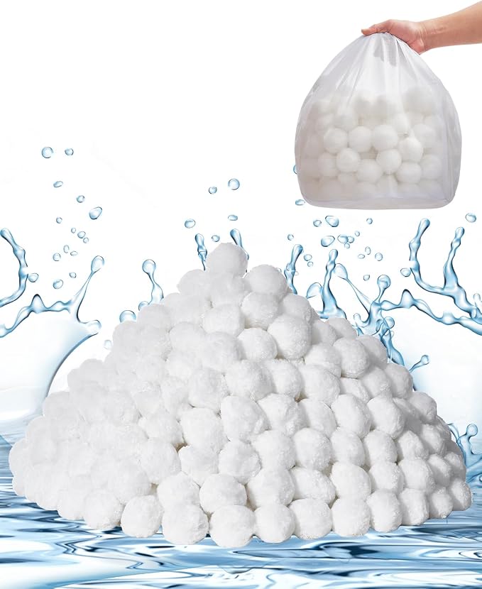 VEVOR Pool Filter Balls for Sand Filter, 4.6 lbs, Filter Balls Replace Pool by VEVOR