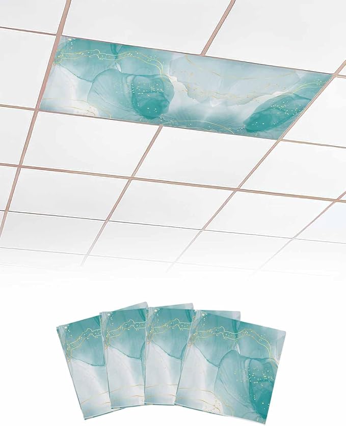 4 Pack Fluorescent Light Covers by Unknown