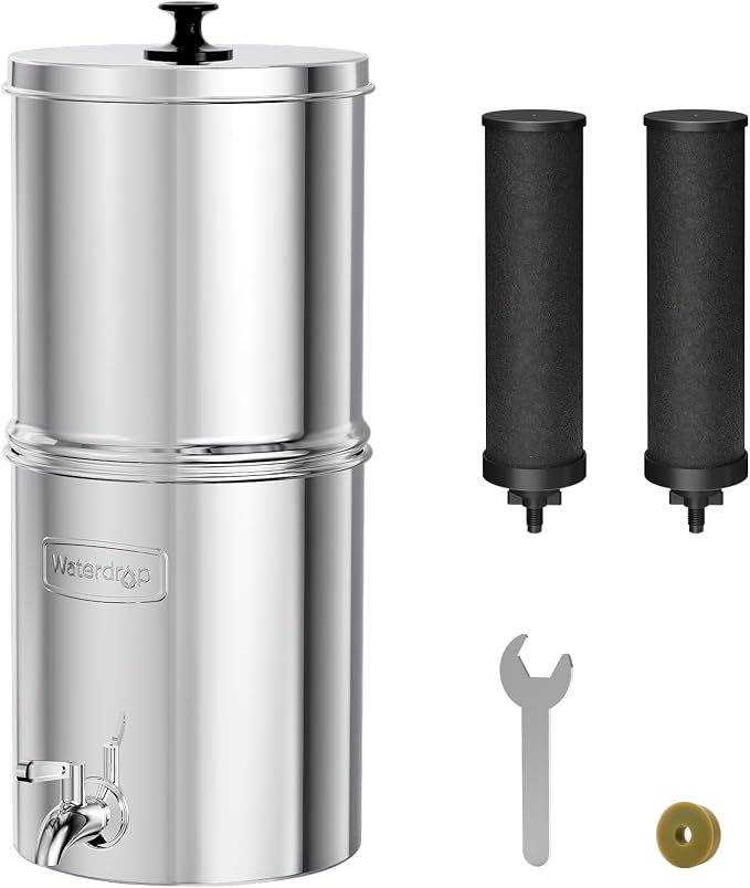 Waterdrop 1.5 Gallon Countertop Water Filtration System, NSF/ANSI 42&372 by Waterdrop