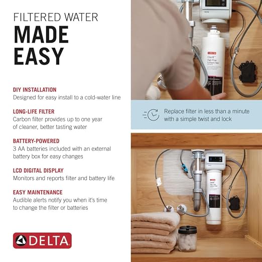 Delta Clarifi High Flow Under Sink Water Filter System, Water Filter - Image 4