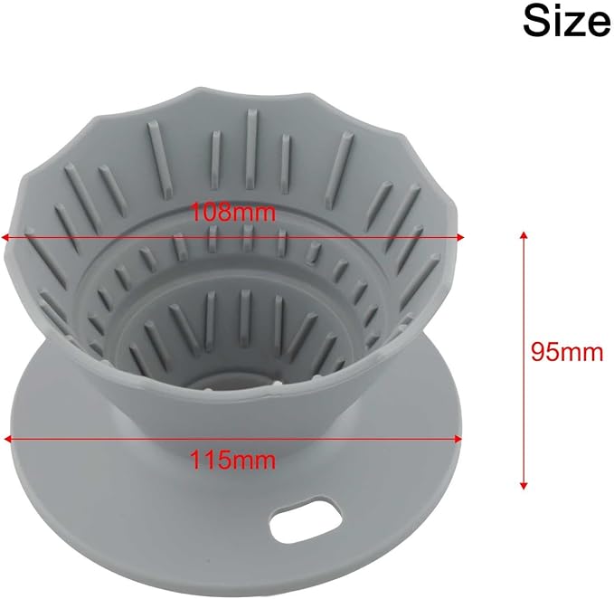 Portable Coffee Dripper, Silicone Collapsible Design - Image 5