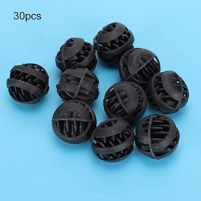 30 Pack Biofiltration Filter Balls, Removes and Nitrites, Reusable Plastic - Image 8