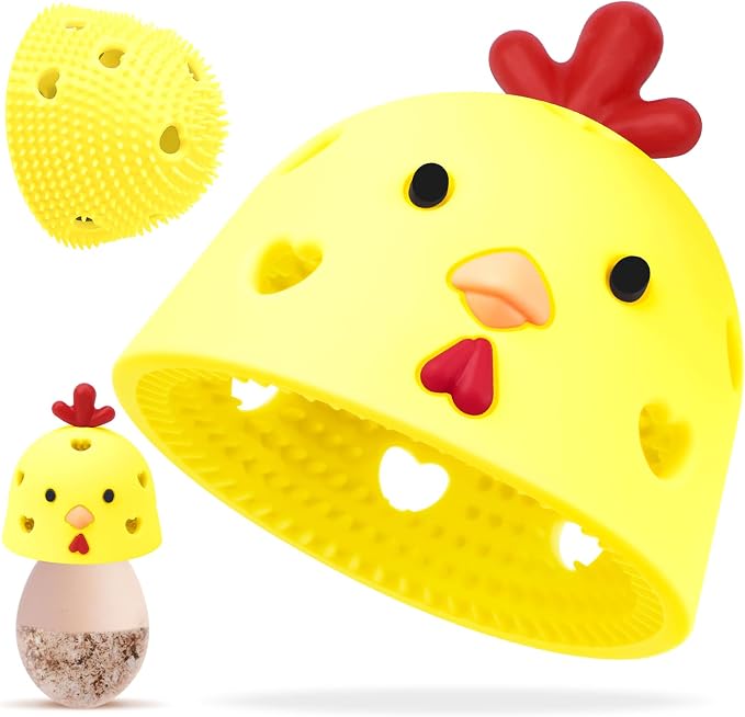 Silicone Egg Brush Cleaner, Egg Washer by TULOBI