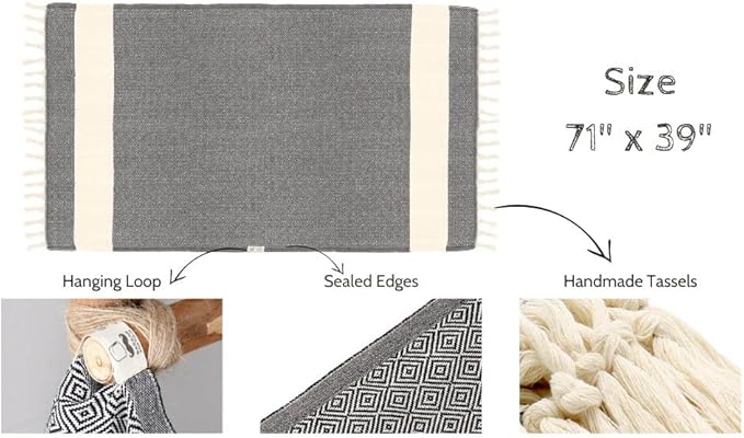 Bazaar Anatolia Turkish Beach Towel – 100% Cotton, Quick Dry, Sand Free Towel for Bathroom, Camping, Travel – Oversized 71x39 Inches – Diamond Pink