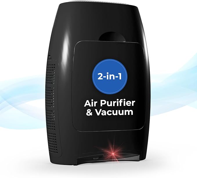 EyeVac Air 2-in-1 HEPA Air Purifier & Touchless Vacuum Automatic Dustpan by EYE-VAC