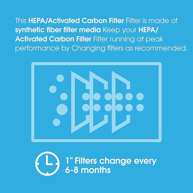 Abestorm 2-in-1 /HEPA/Activated Carbon Filter Replacement Set - Image 5