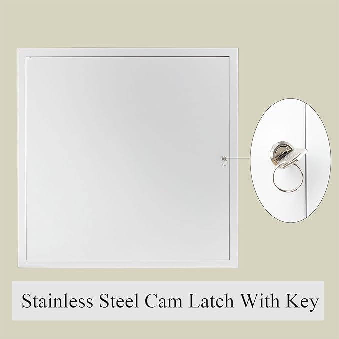 Access Door 24x24 Drywall Access Panel 2Pack Thickened 1mm for Drywall, Attic Door, Ceiling with Key (24X24 inch, Traditional, 2, AD24241MM-2)