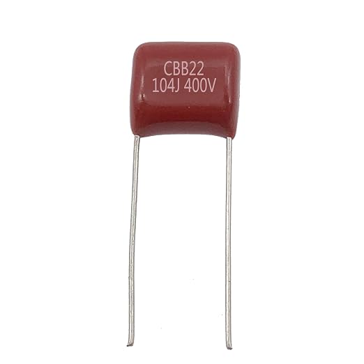 20pcs CBB22 400V 104J 0.1UF 100nf P10 Metallized Polypropylene Film Capacitors by Cermant