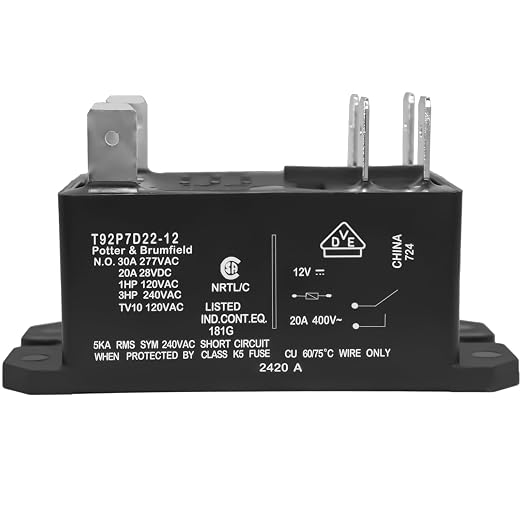T92P7D22-12 Power Relay 6-1393211-9 - Image 6