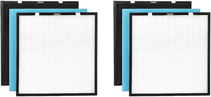 Nispira RFM80 Oran True HEPA/Activated Carbon/Preliminary Filter Set Compatible by Nispira