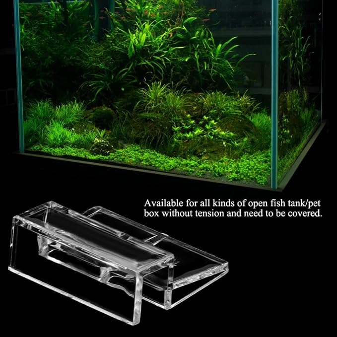 20Pcs Aquarium Glass Cover Holder Transparent Edge Mount Bracket Acrylic Clip - Image 4