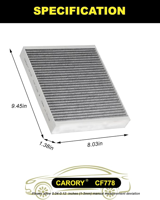 Cabin Air Filter w/Activated Carbon - Image 2