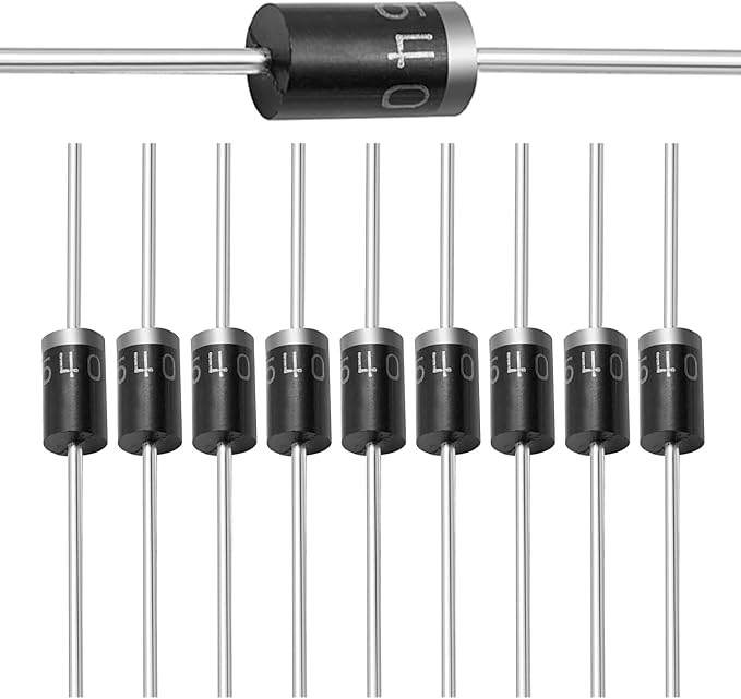 Chanzon 1N5406 Rectifier Diode 3A 600V DO-201AD Axial 5406 IN5406 3 Amp 600 by Chanzon