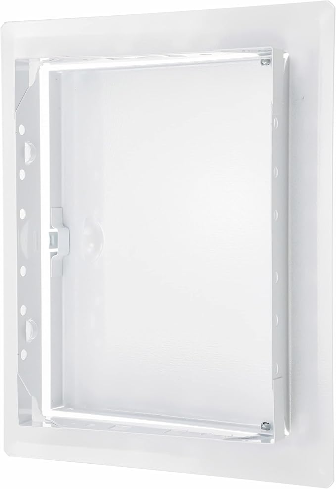 6" x 8" White Metal Access Door. Plumbing, Electricity, Heating, Alarm Wall Access Panel for Drywall