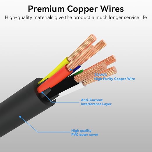 1.5M 6Pin AMS Extension Cable, 24AWG Copper Core Extension - Image 5