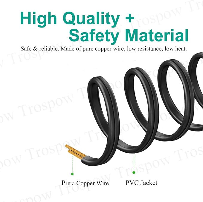 8.2ft Power Cable Replacement for MEDIFY Air Purifier MA-50 MA-15 MA-25-W1 - Image 3