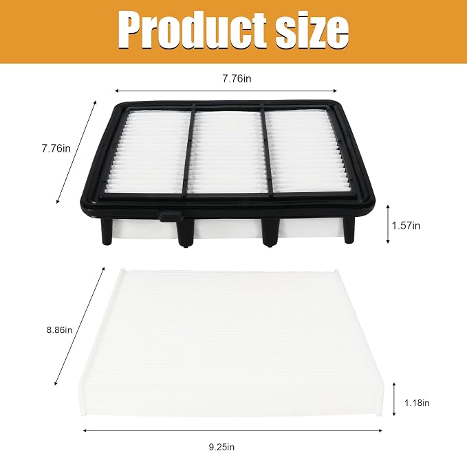 17220-64A-A00 80291-TF3-E01 Air & Cabin Filter Compatible - Image 5