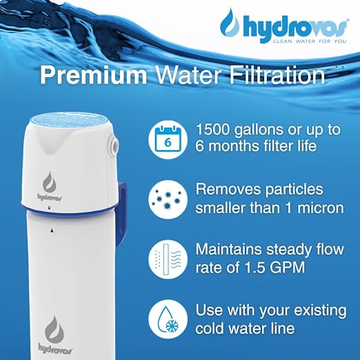 Hydrovos DWSP Premium Microplastic Water Filter, NSF 401/53/42 Under Sink - Image 6