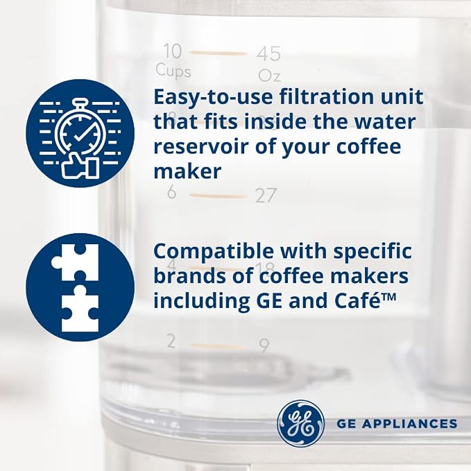GE Appliances Replacement Carbon Coffee Filter Cartridges, UNIV1CFLTR6PK - Image 5