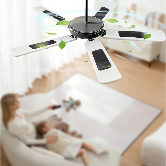 12 Pack Ceiling Fan Filters for Blades Fan Air Purifier Pad Dust Catcher | - Image 5