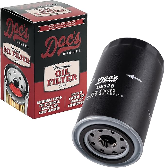 Doc's Diesel Oil Filter D6128 | Compatible by DocsDiesel