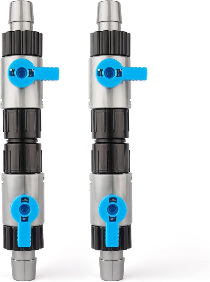 LANDEN Double Tab Connector for Aquarium, Canister Filter Hose Connector by Landen