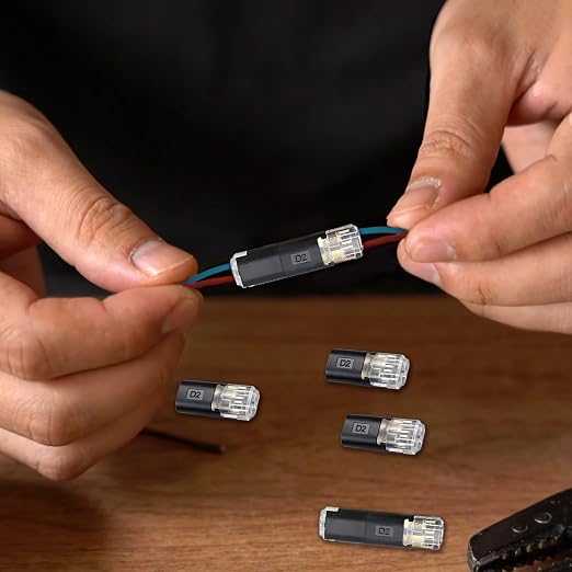 50PCS Double Wire Plug in Connector, Pluggable Low Voltage Wire Connector - Image 8