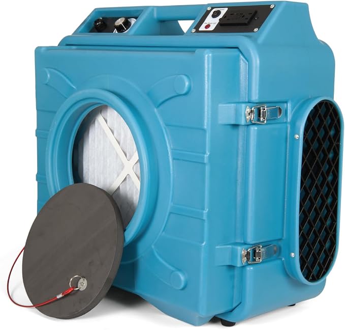 HEPA Air Scrubber with GFCI Outlets by PURAERO
