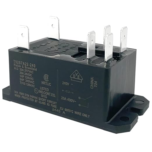 T92S7A22-240 Power Relay, 6-Pin DPST-NO 30A 240VAC Compatible - Image 4