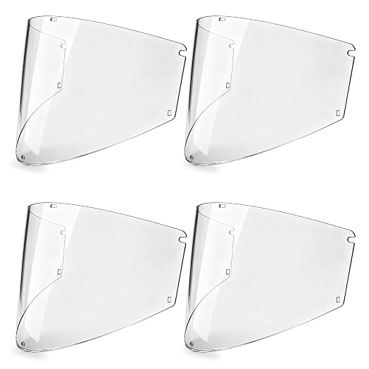 4 Pcs Face Shield Replacement Window Compatible by Unknown