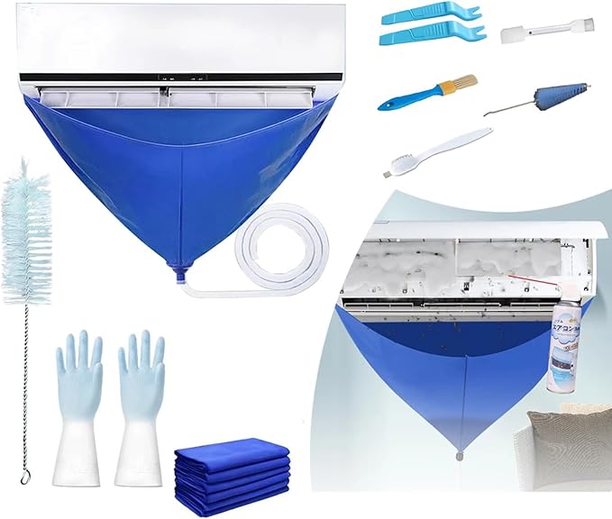 Mini Split Ac Cleaning Kit, Air Conditioner Cleaning Cover Waterproof Air by Atrustedbrand