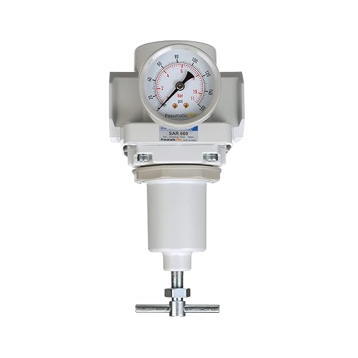 PneumaticPlus SAR Series T-Handle Compressed Air Pressure Regulator - Image 2
