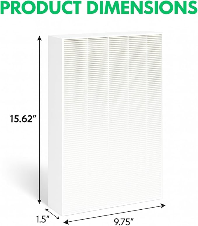 Nispira KC-850U KC850U H13 HEPA Filter Replacement - Image 3