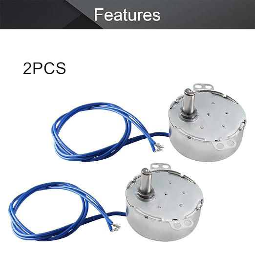 Fielect 2Pcs Synchronous Motor AC 110V 15-18RPM Turntable Motor CW/CCW - Image 3